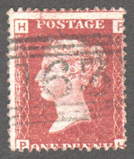 Great Britain Scott 33 Used Plate 112 - PH - Click Image to Close
